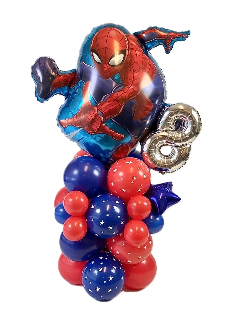 Het montage spiderman.